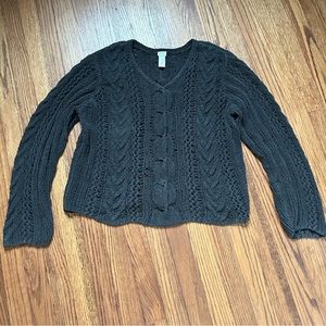 Loft - Black Knit Sweater